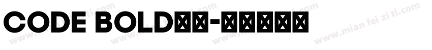 code bold字体字体转换